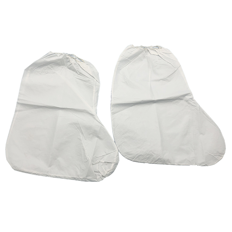 White Breathable Film Disposable Boot Covers(YG-HP-08) (3)