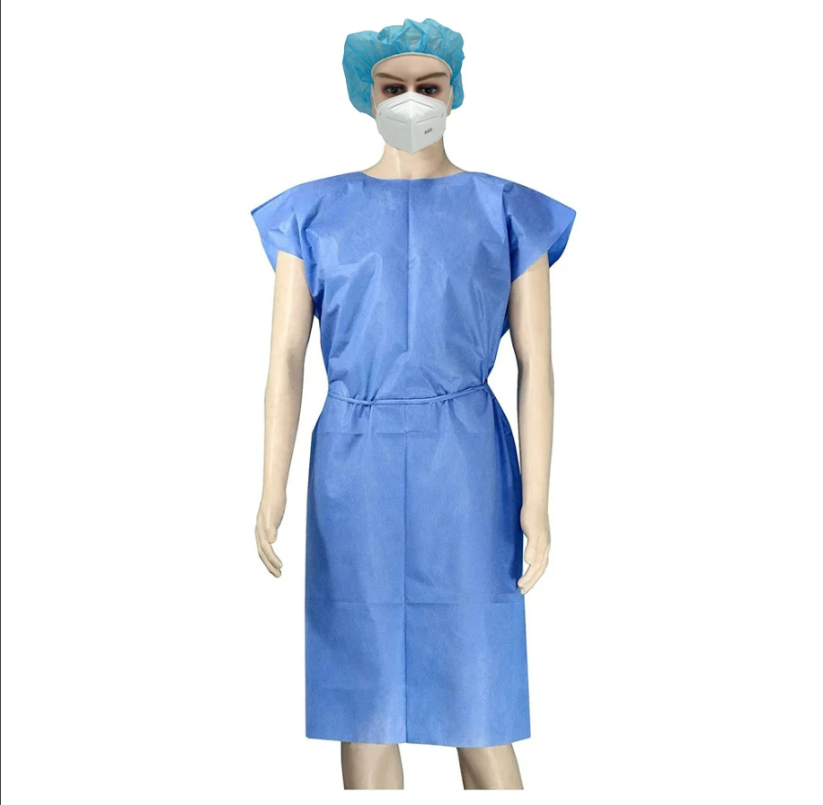 pp or sms disposable patient gowns (9)